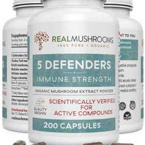 Real Mushroom 5 Defenders Capsules